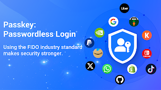 مصادقة Passkey الملصق