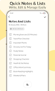 Notes And Lists স্ক্রিনশট 3