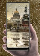Дождь живые обои Ekran Görüntüsü 1