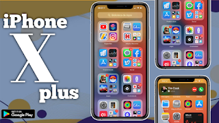 iphone X plus launcher for Ad ภาพหน้าจอ 5