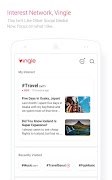 Vingle, Interest Network. poster
