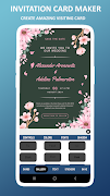 Creador de tarjetas invitación captura de pantalla 5