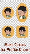 برنامه‌نما Circle Cutter (profile, icon) عکس از صفحه