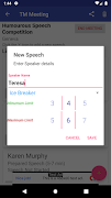 ToastMasters Timer App captura de pantalla 3