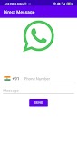 Direct Message: WhatsApp without saving numbers スクリーンショット 3