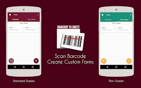 Barcode to Sheet स्क्रीनशॉट 1