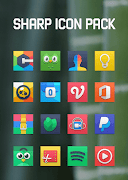 Sharp - Square Icon Pack ảnh chụp màn hình 2