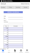 Weekly Schedule screenshot 5