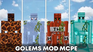 Poster Golem Mod MCPE