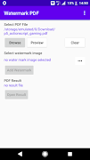 PDF Watermark : add - insert w screenshot 1