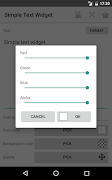 Simple Text Widget ภาพหน้าจอ 6