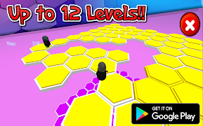 Try do not fall : Hex-a-gone syot layar 1