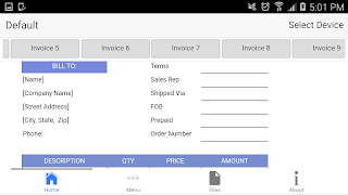 5 Schermata Invoice Manager