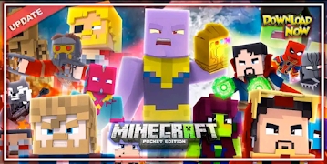 Superheroes Mod for Minecraft captura de pantalla 1