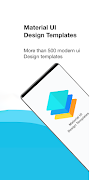 Material Design UI Templates imagem de tela 1
