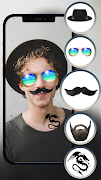 تطبيق لحية الوجه تصوير الشاشة 5