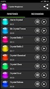 برنامه‌نما Crystal Ringtones عکس از صفحه