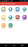Oracle Sales Cloud Mobile 포스터