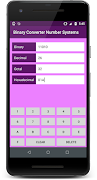 Binary Converter Number System Ekran Görüntüsü 1