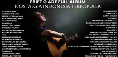 Lagu Ebiet G Ade Lengkap Mp3-poster