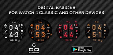 Digital Basic 5B Wear OS 4+ Ekran Görüntüsü 2