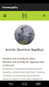 Homeopathy captura de pantalla 1