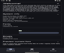 Font Manager اسکرین شاٹ 6