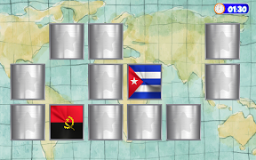 Flags Memory Game syot layar 1