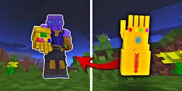 Mod for Minecraft Infinity Gauntlet captura de pantalla 3