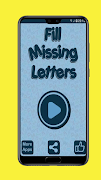 Fill Missing Letters پوسٹر