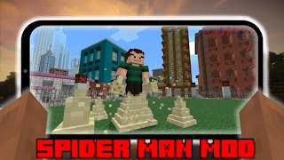 Spider Man Mod Minecraft PE โปสเตอร์