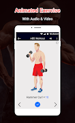 Body Builder Exercises Home Workout screenshot 2