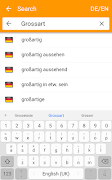 dict.cc+ dictionary screenshot 1