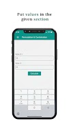 برنامه‌نما Combination Permutation Calcul عکس از صفحه