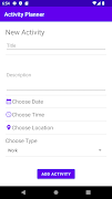 Activity Planner স্ক্রিনশট 5
