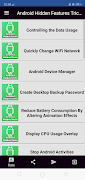 Android Hidden Tricks Cartaz