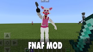 Fnaf Mod for Minecraft PE poster