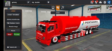 Mod Truk Tangki Bussid اسکرین شاٹ 1