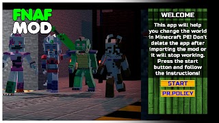 FNaF Breach Mod for Minecraft Ekran Görüntüsü 3