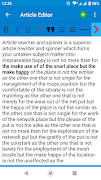 Article Rewriter Spinner imagem de tela 7