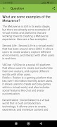 3 Schermata Metaverse Interview Question