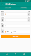 برنامه‌نما BMI Calculator عکس از صفحه