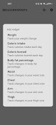 Body Measurement Tracker plakat