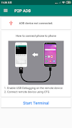 P2P ADB 스마트폰-스마트폰 디버그 브리지 capture d'écran 1