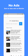 Vortex Browser: VPN & Ad-Block syot layar 1