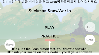 StickmanSnowWar.io Affiche