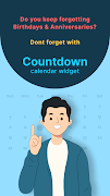 Countdown calendar widget постер