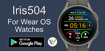 Iris504 Digital Watch Face screenshot 6