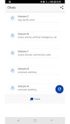 برنامه‌نما Unicorn Chat عکس از صفحه