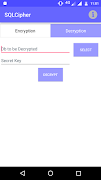 1 Schermata SQLCipher Encryption